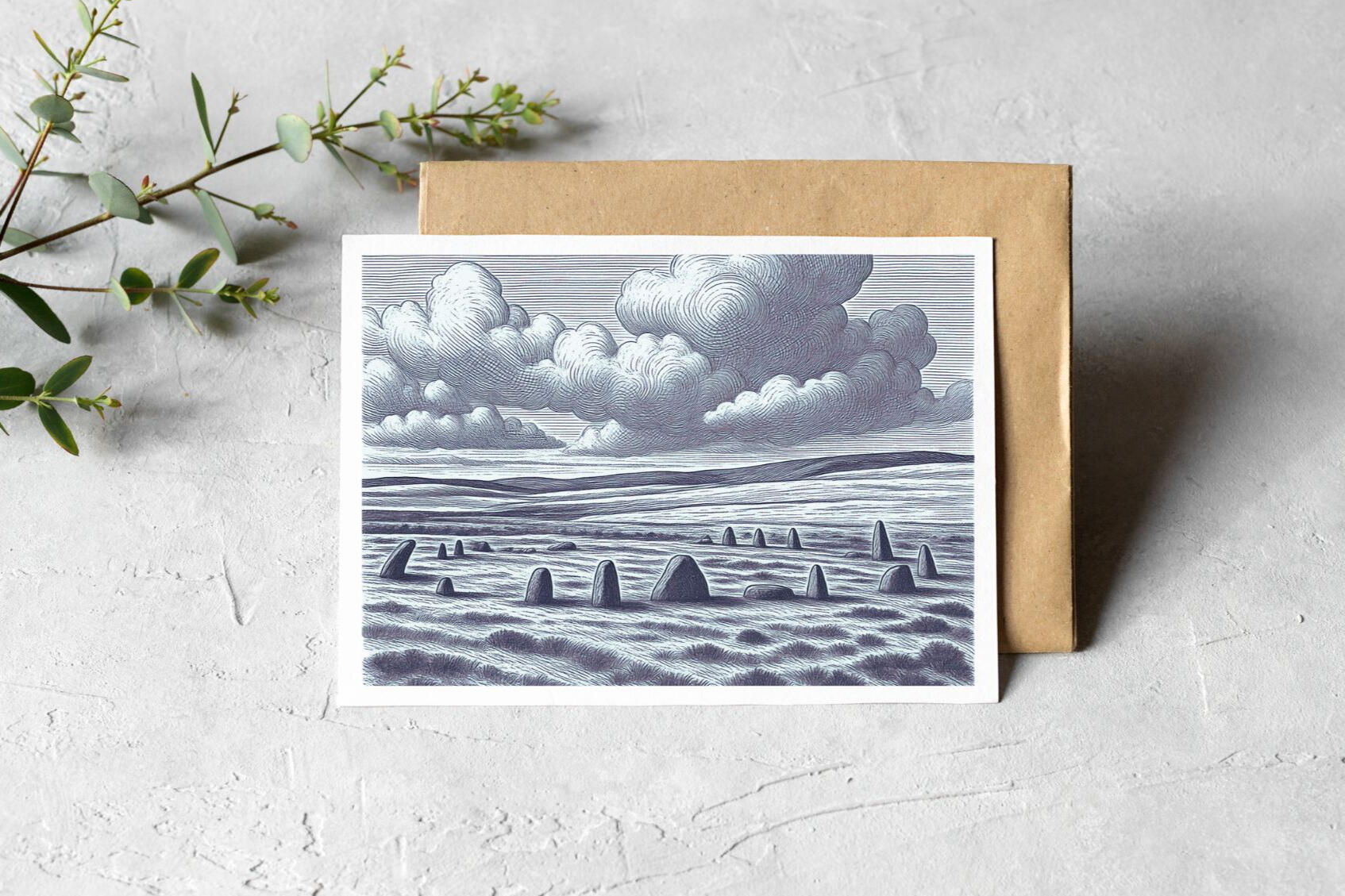 Scorhill Stone Circle A6 Card
