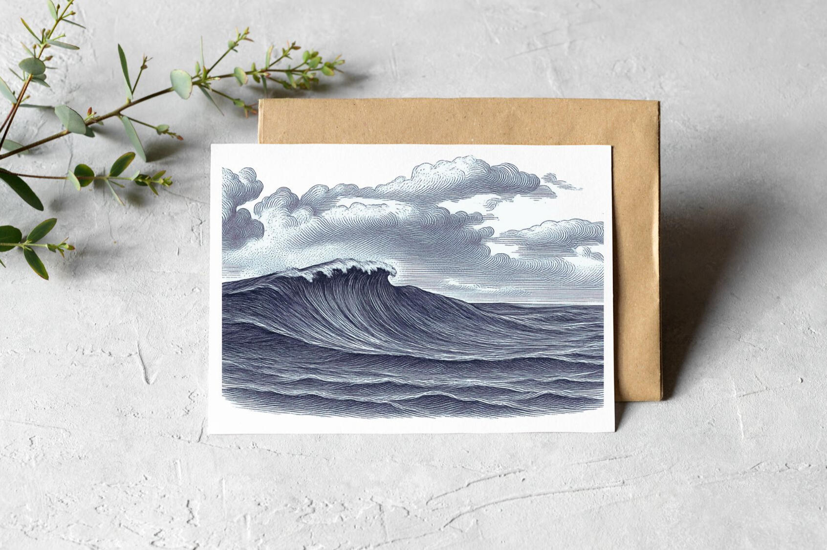 Crest A6 Card