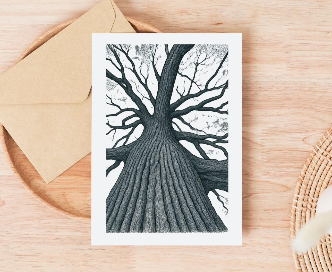 Ancient Oak A6 Card